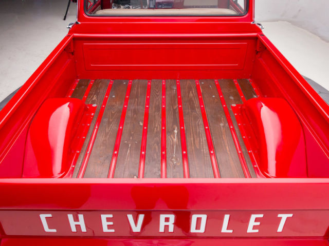 1965 chevrolet c10 350 v8 4 speed automatic pickup truck roman red