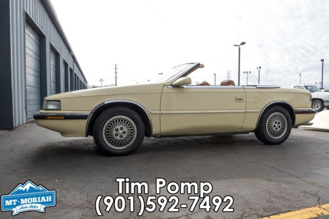 1989 tc maserati chrysler rust free original car convertible