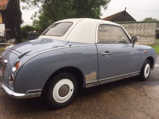 1991 nissan figaro in lapis grey. fully refurbished with only 59k miles.vgc
