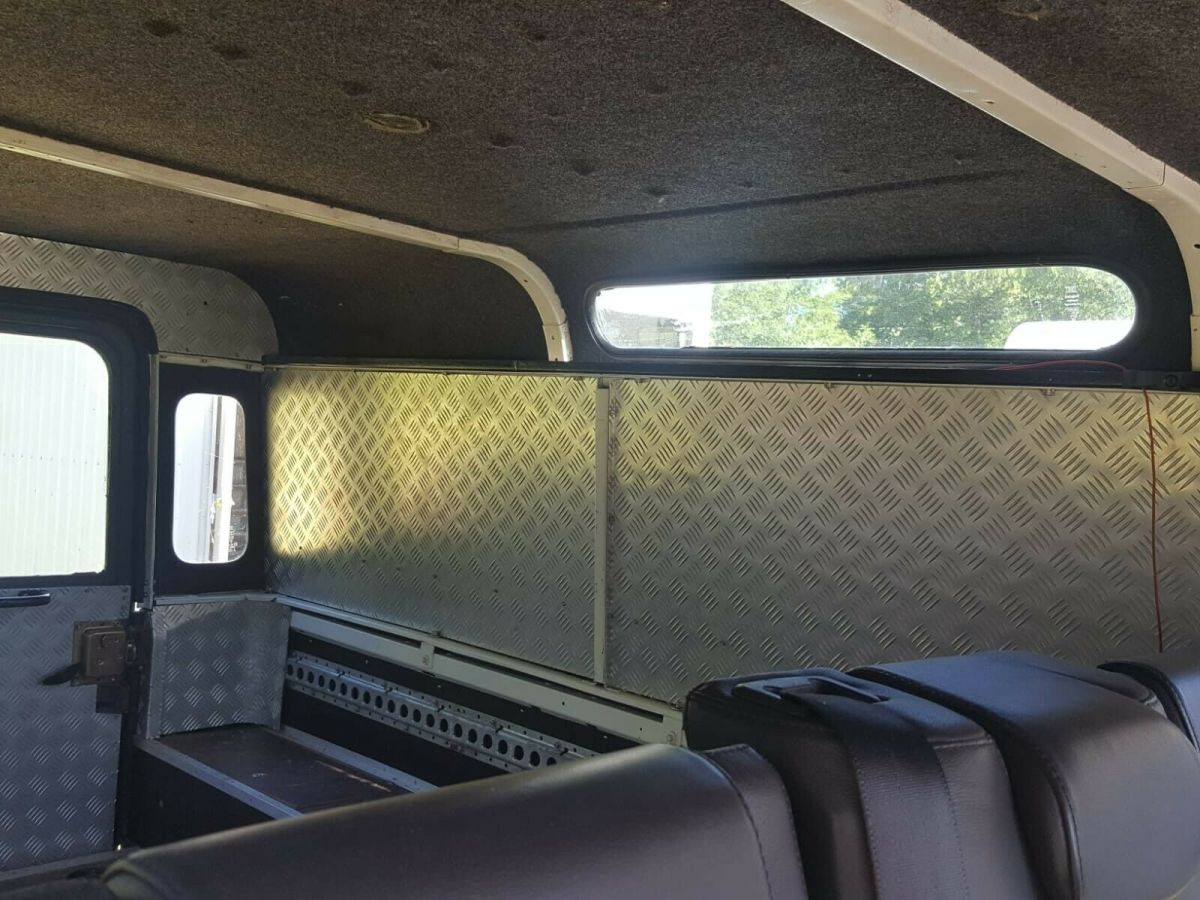 diesel turbo with leather seats, brush guard, step bars and custom metal work