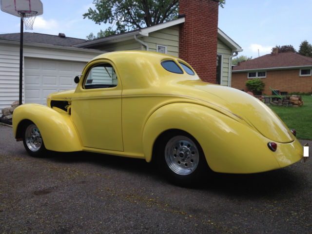 1941 willys hot rod street rod coupe