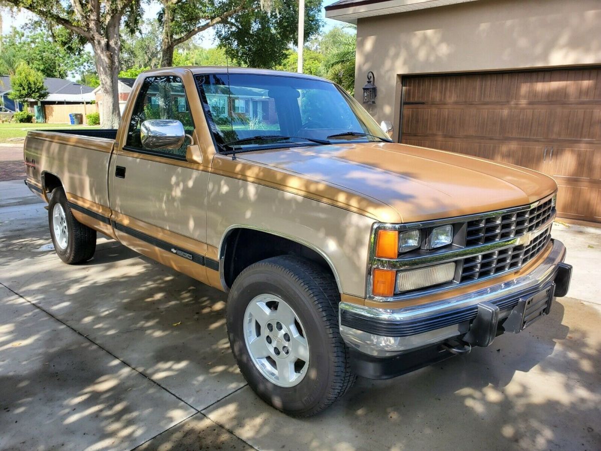 1989 chevrolet c/k1500 pickup brown 4wd automatic k1500