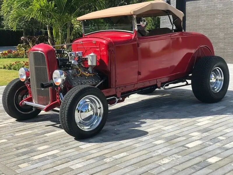 1930 ford model a 115 miles red 239 automatic