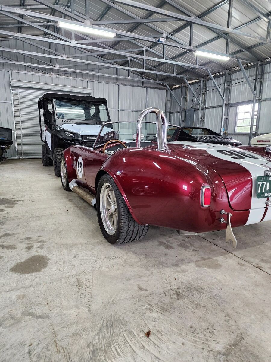 1965 ford shelby convertible red rwd manual