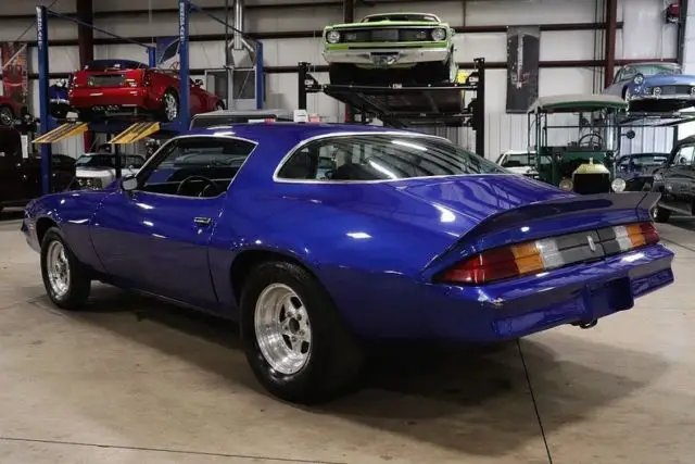 1980 chevrolet camaro 28399 miles blue coupe 350 v8 manual