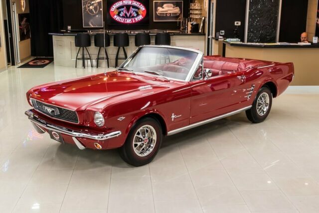 mustang convertible! 289ci v8, c4 automatic, ps, pb, pony interior, orig color