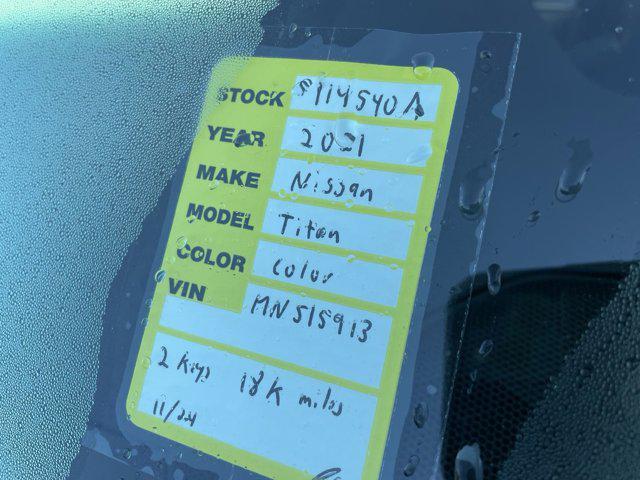 2021 nissan titan sv