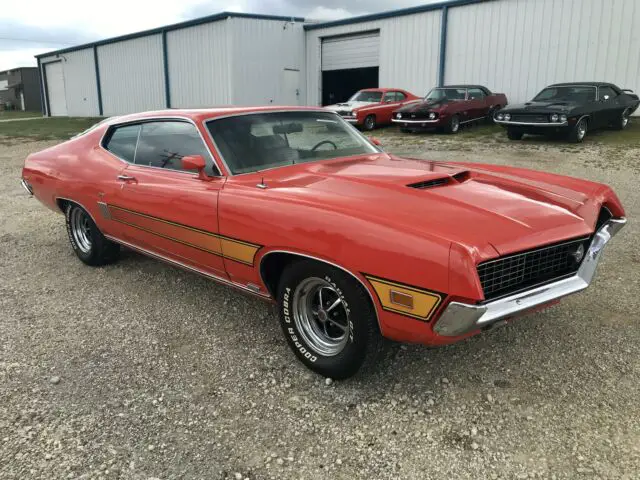 1970 ford torino gt factory 429 “4v†cobra jet 4 speed 1 of 125 built!