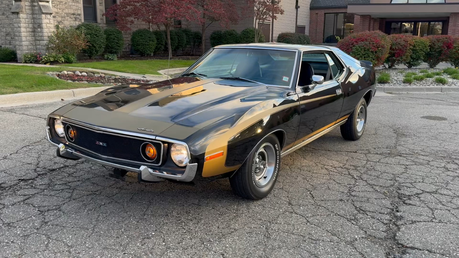 1972 amc javelin amx 1 of 12 produced in black - no reserve!!