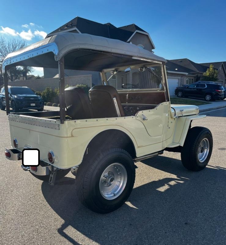 1943 willys t350 2 doors yellow title clean