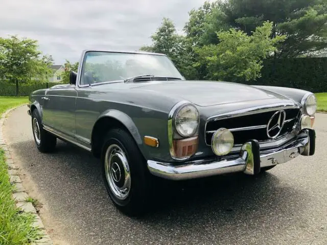 1970 mercedes benz 280sl arabian grey on black