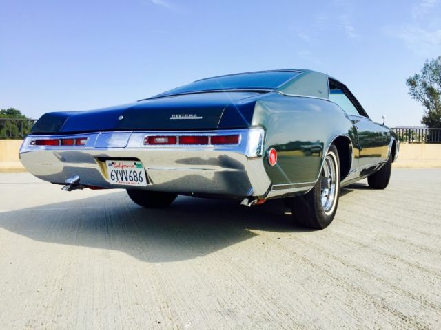 1969 buick riviera 430 v8 2 owner protecto plate "verified" california car