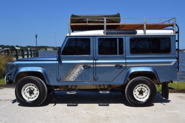 land rover defender 110 highline station wagon rebuilt v8 3.5 l
