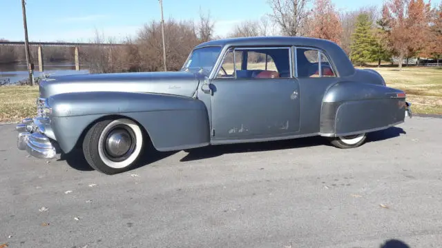 1946 lincoln continental coupe v-12 classic rare hot rod rat rod antique sled