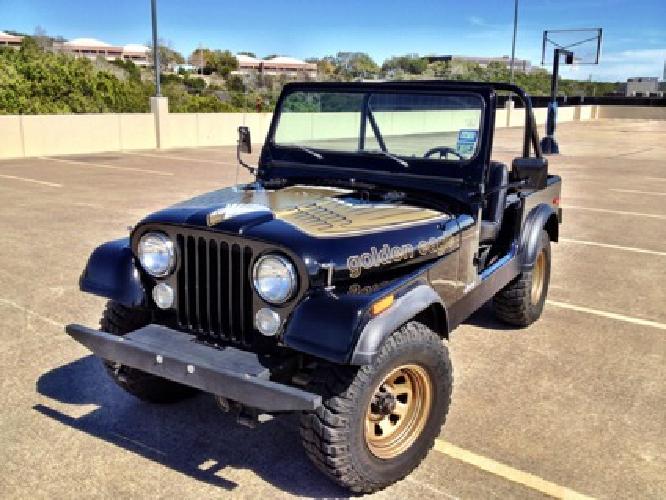 1976 jeep cj7 golden eagle!!!! stunner in austin, tx