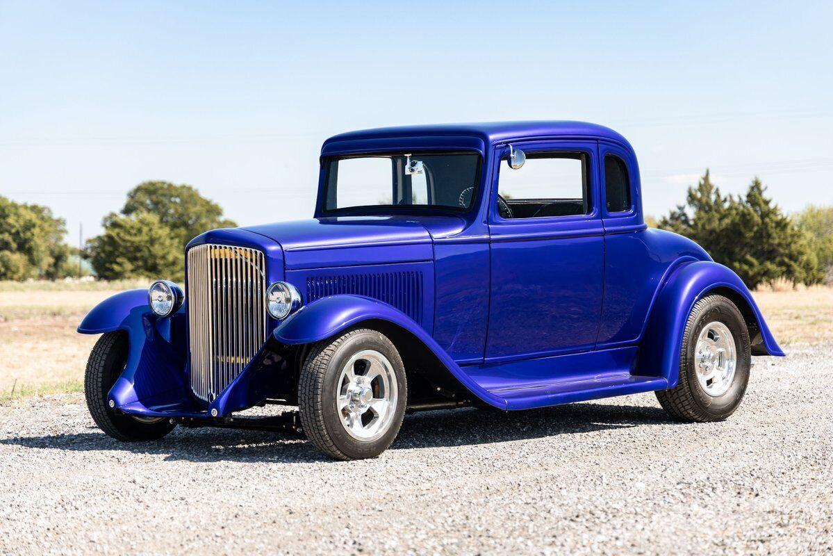 1932 hudson coupe 52 miles blue coupe 383 stroker small block v8