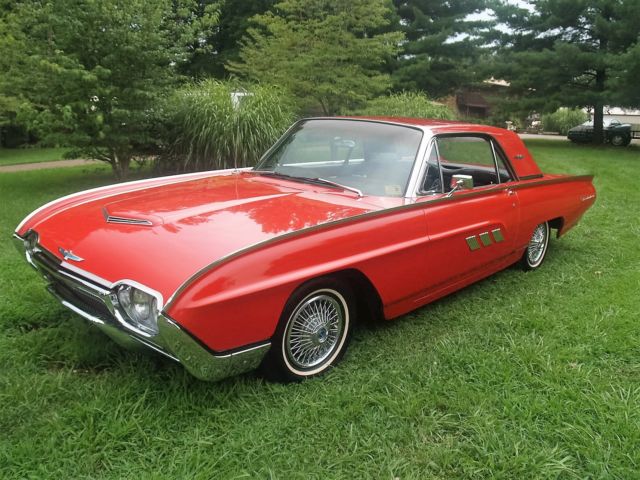 wow! 1963 ford thunderbirdcoupe excellent show quality condition free delivery!!