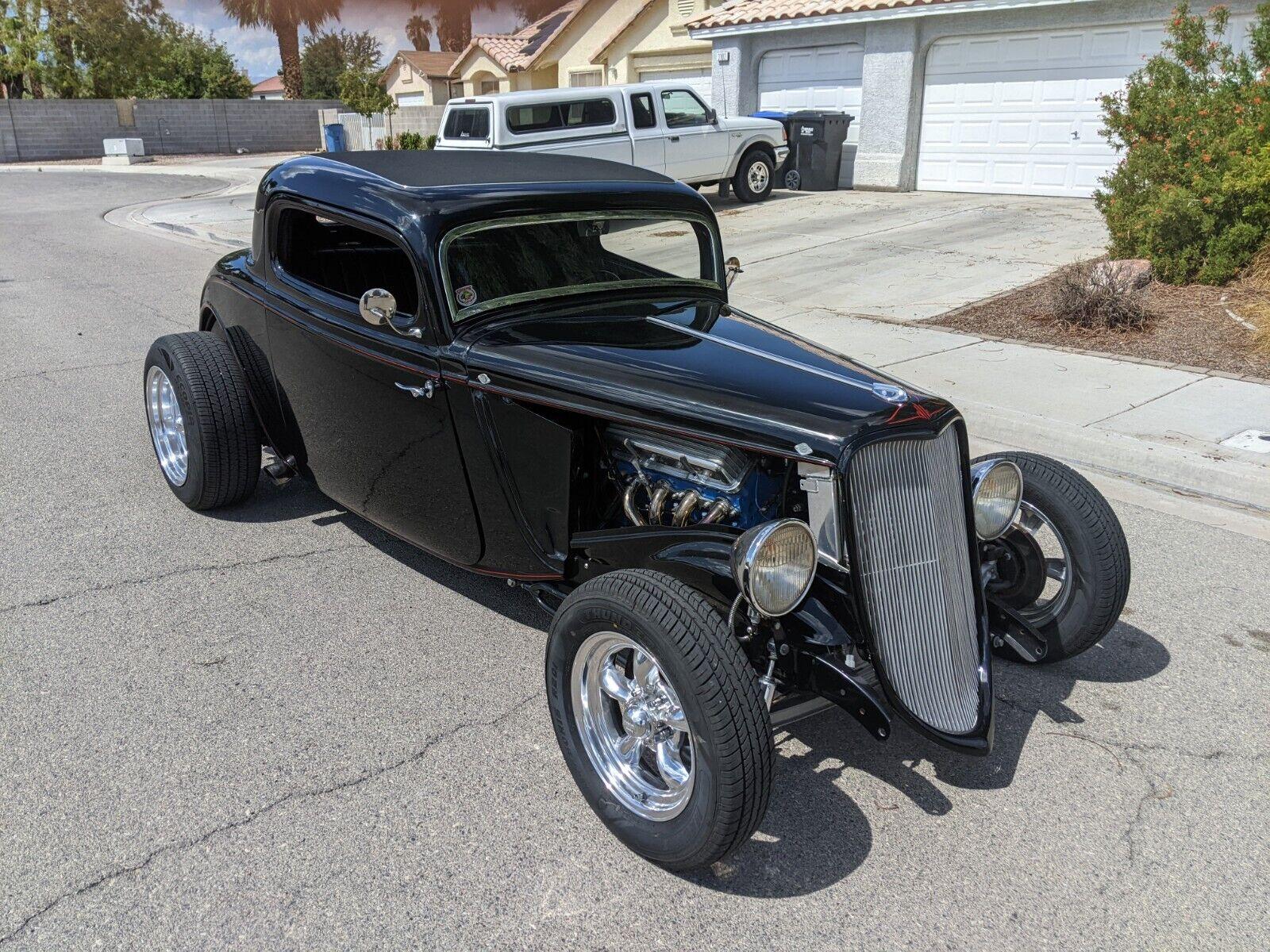 1934 ford street rod solid glass body with top insert