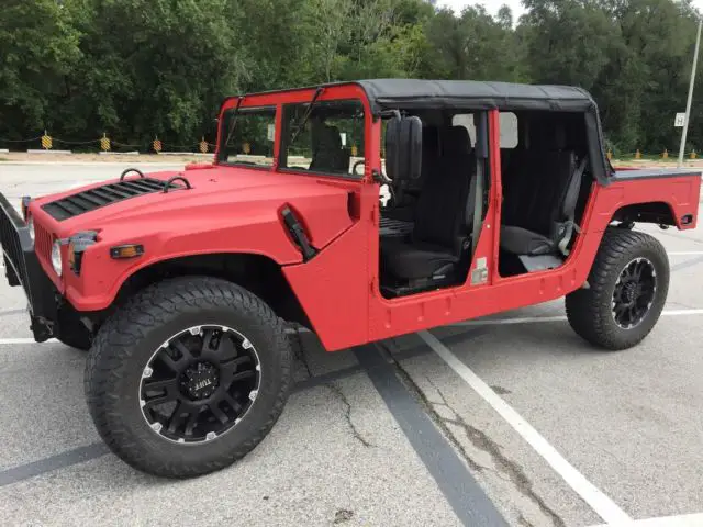 1994 hummer h1 (humvee m998 hmmwv) kevlar painted street legal title 6.5l diesel
