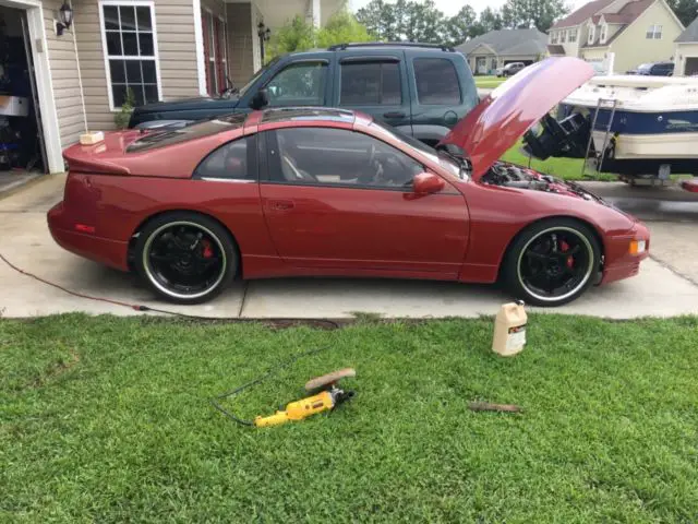1991 300zx twin turbo 5-speed w/custom white carbon fiber interior - low miles