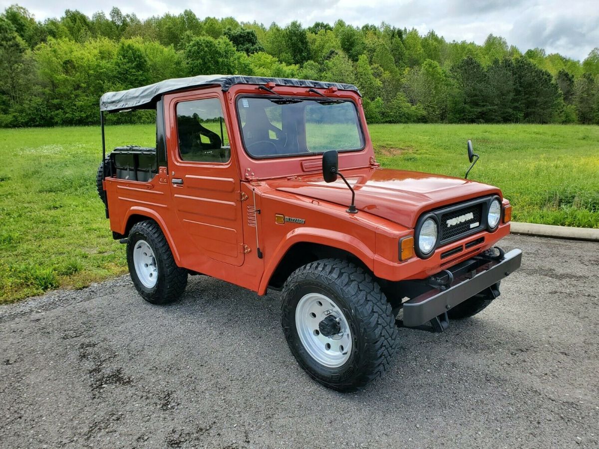 1980 toyota land cruiser blizzard diesel removable top 6-passenger restored