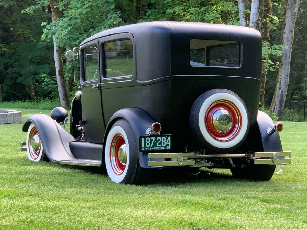 1929 ford tudor street rod no rust all steel body with flathead v8