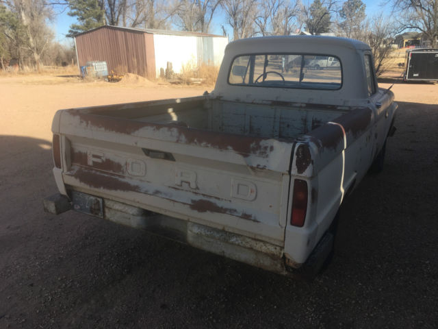 1964 ford f100 swb short bed farm truck hot rat rod custom patina shop truck