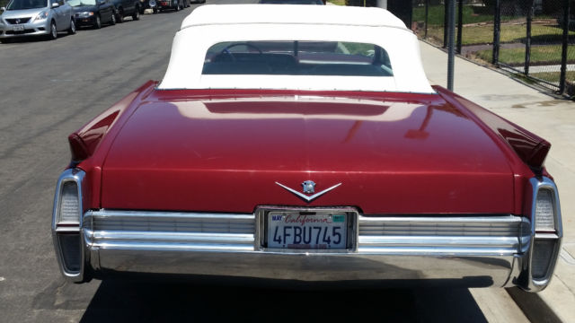 1964 cadillac convertible coupe deville