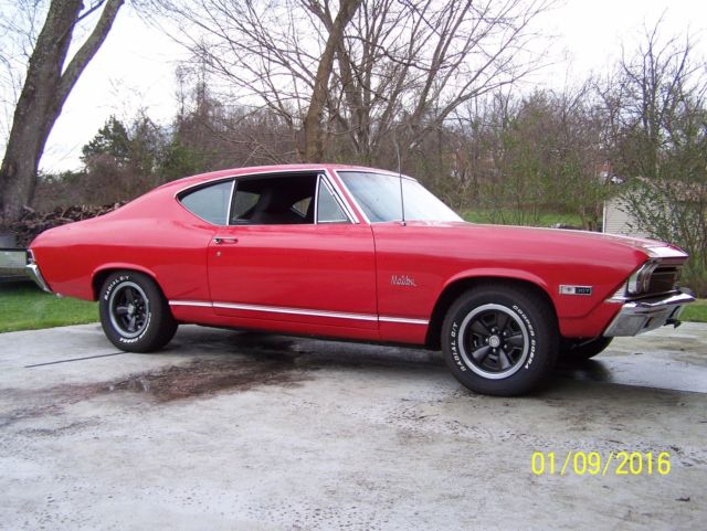 1968 chevelle malibu 2 dr hardtop