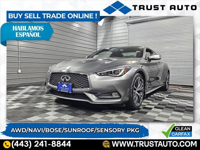 2018 infiniti q60 3.0t luxe