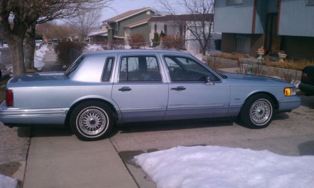 lincoln town car cartier baby blue used
