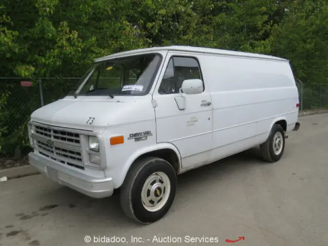 chevrolet g30 series utility cargo delivery service van automatic 5.7l v8