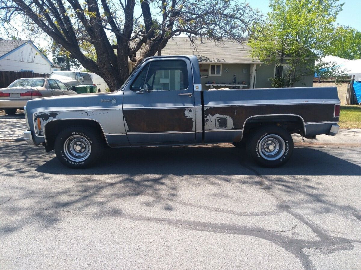 1980 chevrolet silverado pickup blue rwd automatic silverado 10