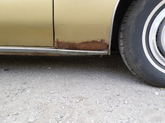 1972 buick electra 92,147 barn find needs rust work done to make a collectible