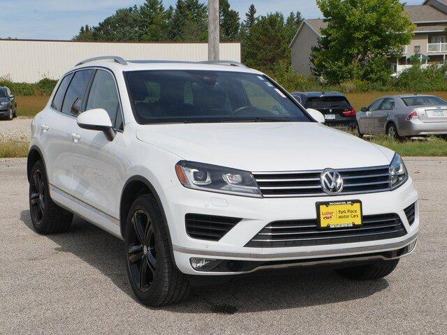 certified 2017 volkswagen touareg wolfsburg edition rochester, mn 55901 for sale in rochester, minnesota