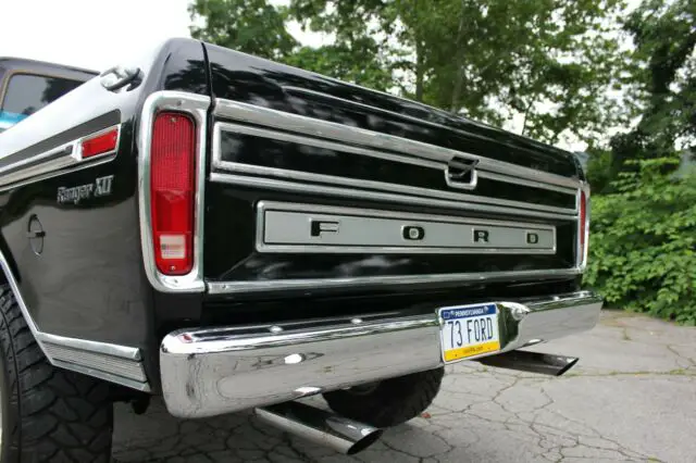 1973 ford f-100 xlt 4ã—4 short bed loaded ac/ fe 360 stick ranger xlt 4-speed 15k