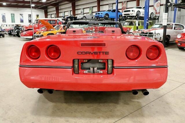 1990 chevrolet corvette 55575 miles red convertible 350ci v8 automatic