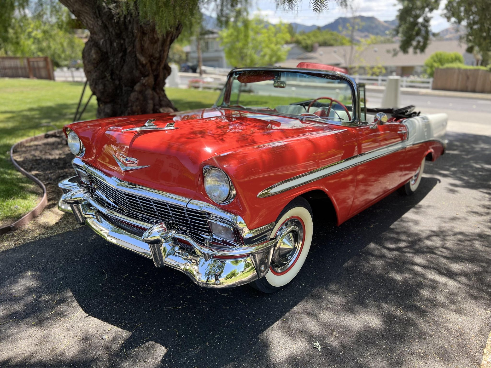 1956 chevrolet bel air convertible