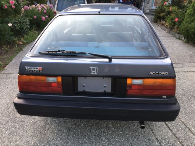 1985 honda accord s 2 door hatchback
