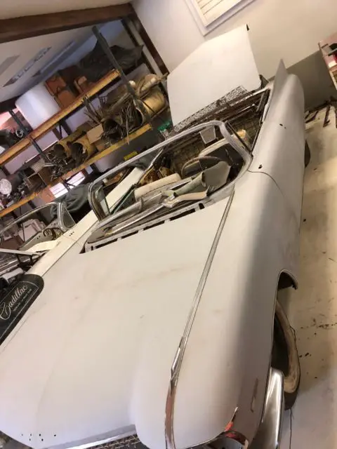 1960 cadillac eldorado biarritz, convertible, solid builder. w/ eldo parts car