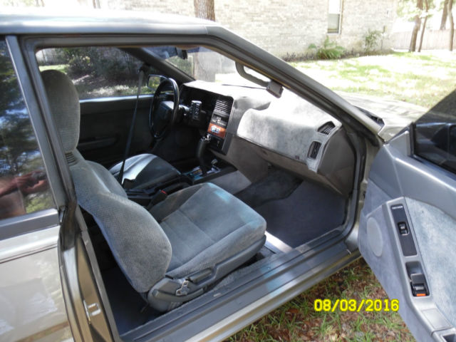 1989 subaru xt6 slate metallic with automatic transmission and front wheel drive