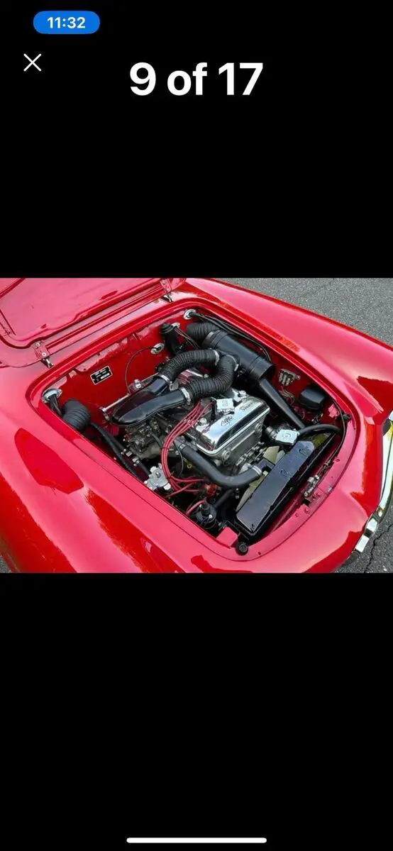 1963 alfa romeo giulia 1600 convertible red coupe