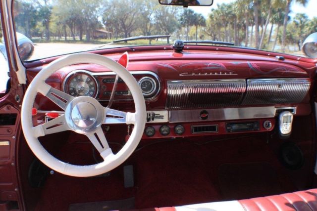 1953 prestine chevy bel air 2 door coupe