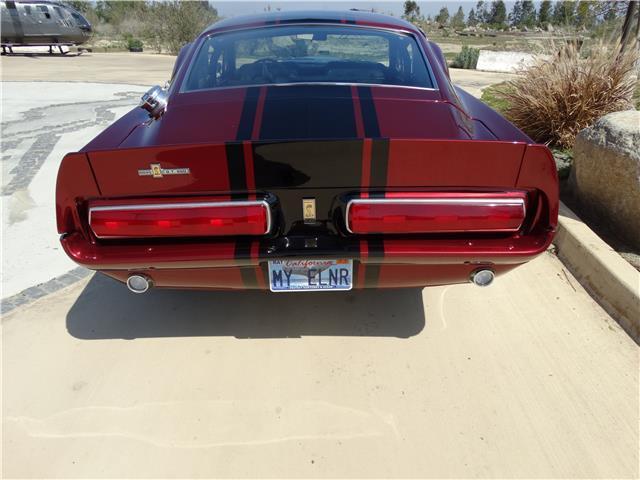 1967 ford shelby gt 500 3423 miles pearl red/ black 427 cu v8 manual