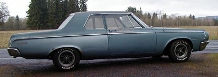 64 dodge 330 2dr post 426 automatic 3.91 posi