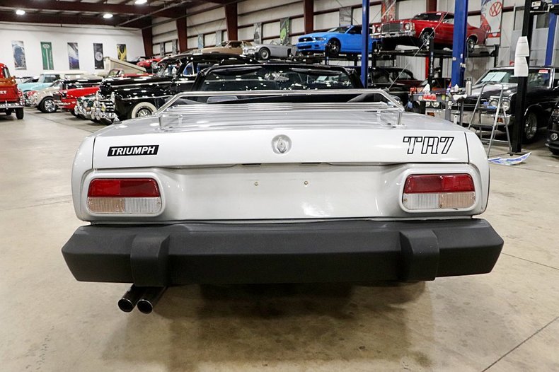 1980 triumph tr7 77761 miles silver / black convertible 2.0l i4 manual