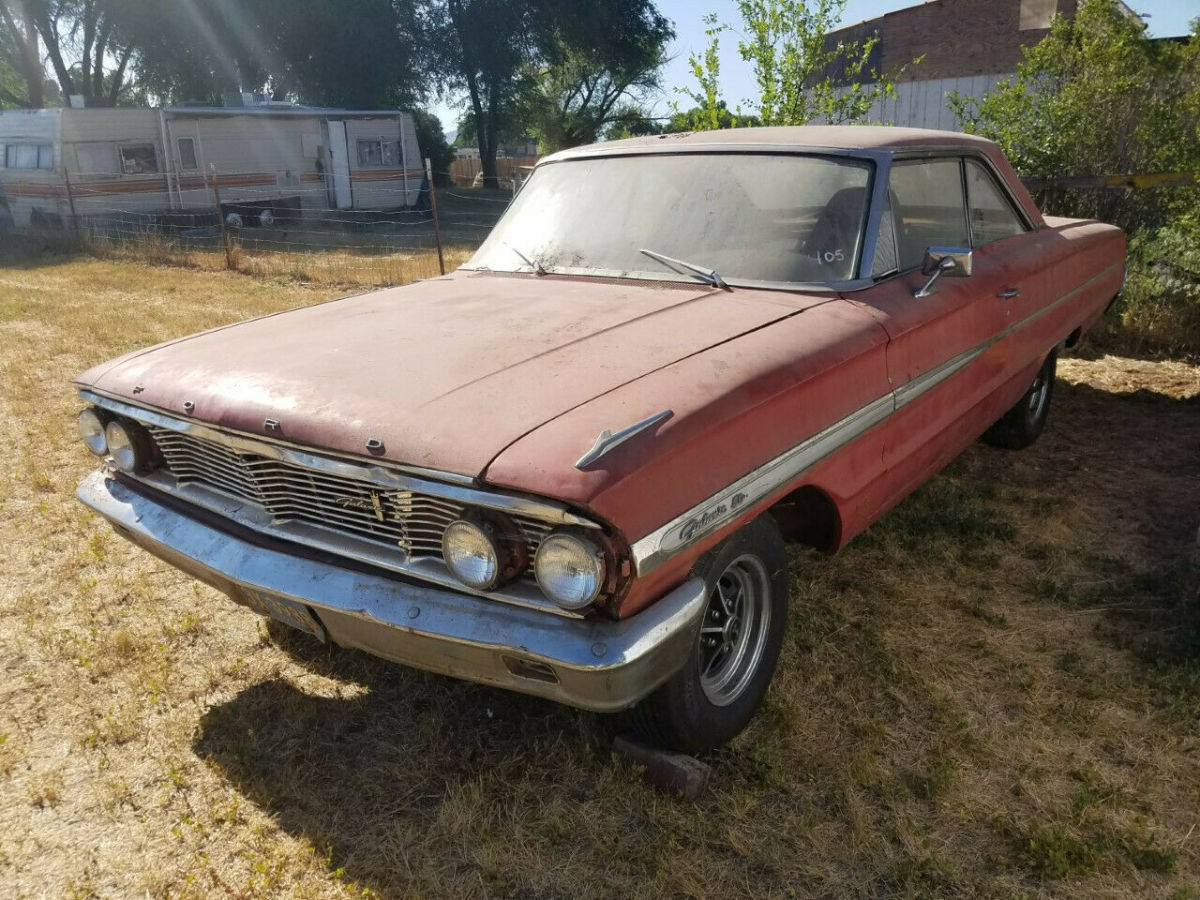 1964 ford galaxie 500 fastback z code 390 with rare swing away steering