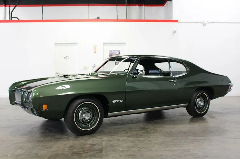 1970 pontiac gto 164 miles pepper green hardtop