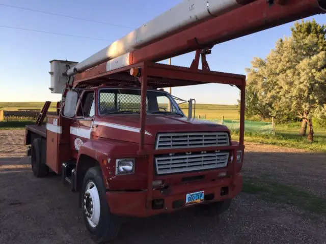 1982 ford f700 hi ranger bucket truck