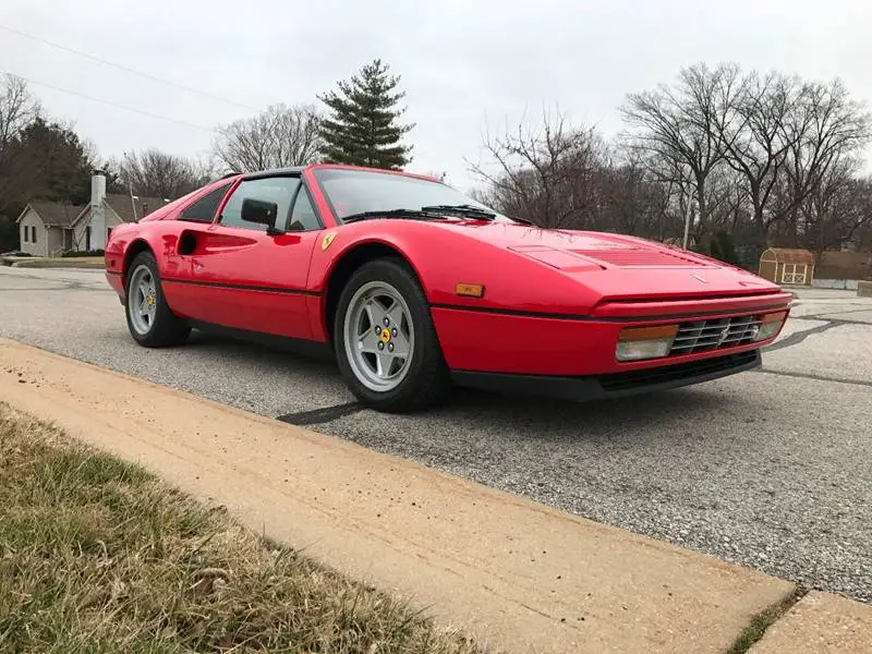 1988 ferrari 328 gts coupe corsa red major service just completed